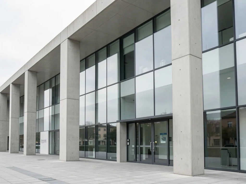Edificio institucional moderno en España